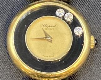 Vtg. Luxury Chopard ‘Happy Diamonds’ Ladies Watch
