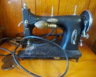 SEWING MACHINE  White   $150