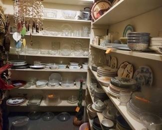 Dishes and glass ware