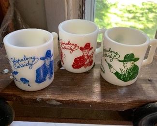 Vintage Hopalong Cassidy Mugs