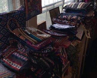 Large Slection of Hmong, African & Mexican Textiles