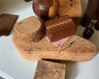 Selection of Woodenware