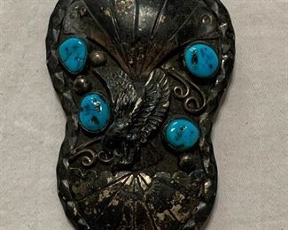 Navajo Sterling Silver & Turquoise 