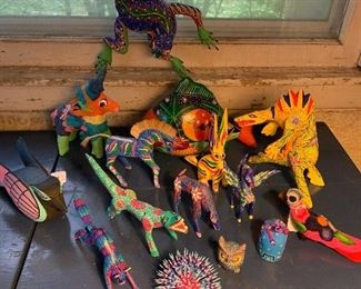 Hand Carved Mexican Animal Figures