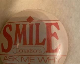Vintage Donaldsons pin