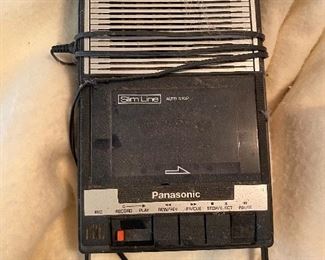 Panasonic Slim Line cassette recorder/player