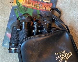 Star Wars comic, tasco binoculars