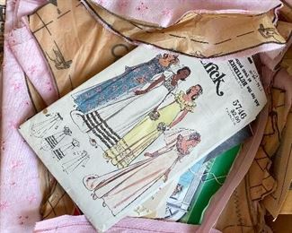 Vintage sewing patterns