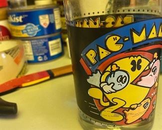Vintage Pac-Man glass