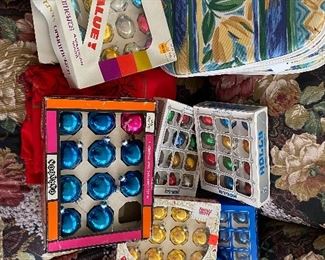 Vintage Christmas ornaments