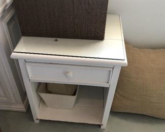 Pottery barn bedside table - one of 2