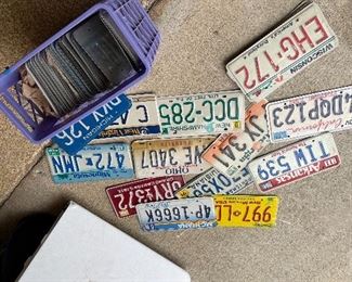 collection of every license plate in the 50 states - I believe - from 1994 - 1999