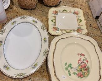 floral dishes