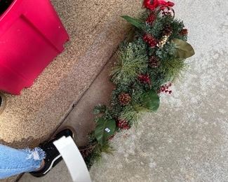 So many Christmas wreaths