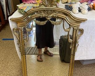 Brass mirror - french