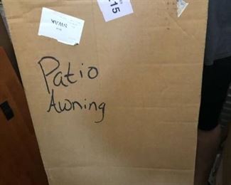 Patio awning