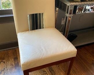 leather Parson chair