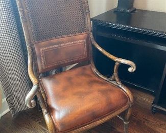 Rattan, wood & leather, beautiful combination!!