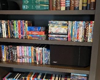 dozens of DVD's & books