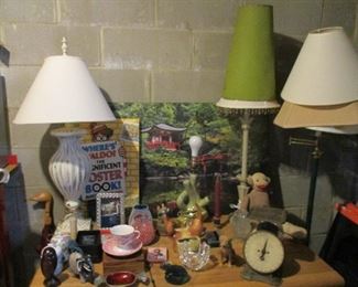 Many vintage items