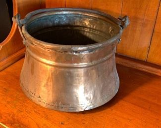 171 Copper Fireplace Pot