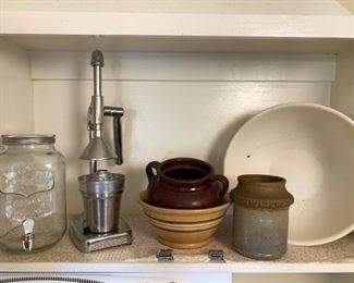 197 Huge Ceramic Mixing Bowl