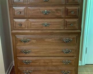 214 Five Drawer Tall Boy Dresser