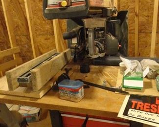 Sears Craftsman 2.5HP 10" Radial Saw with stand 