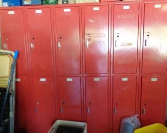 vintage "school" lockers