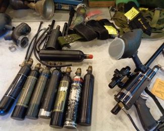 paintball cannisters and accessories