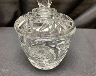#1032A - Crystal covered sugar jar - $8