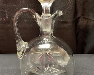 #1044A - Pair of crystal decanters - $40
