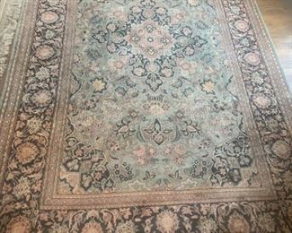 #2000N - Kashmir silk rug (5'10" x 9'2") - $600