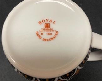 #1171A - Porcelain floral mug by Royal - $5