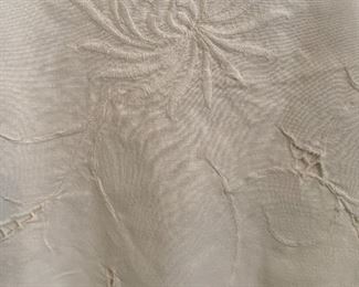 #1241B  60” x 96” embroidered and cutout tablecloth, as is $8