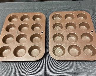 #1190A - Mini muffin pans (2) - $6
