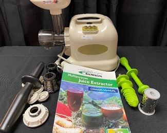 #1205A - Samson Juice Extractor with all attachments - $45