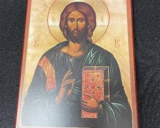 #1216A - Jesus plaque (4.5" x 6") - $10