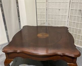 Solid Mahogany Hand Carved Coffee Table