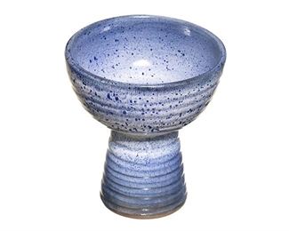 Harding Black (1912-2004), Compote, 1983, glazed ceramic, 5.5 x 5" dia.