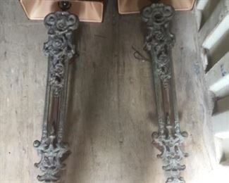 Pair of Iron Sconces: $600