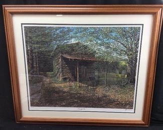 TIM BRUCE SIGNED #66/450, “FAMILY TIES, GHOST SERIES ART