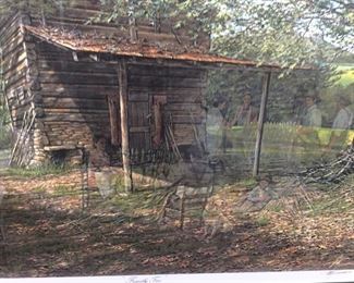 TIM BRUCE SIGNED #66/450, “FAMILY TIES, GHOST SERIES ART