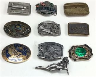 VINTAGE BELT BUCKLES