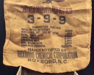 CAMP’S GOLD EAGLE BURLAP TOBACCO