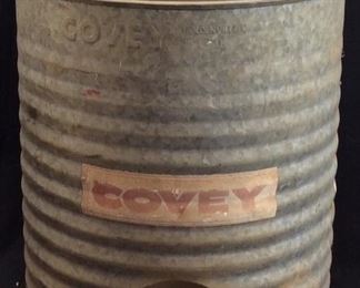 VINTAGE TIN COVEY WATER COOLER