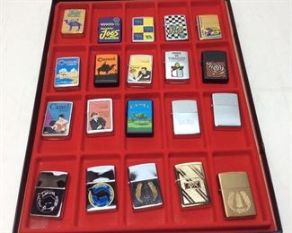 20 ZIPPO LIGHTERS CAMEL & NASCAR 