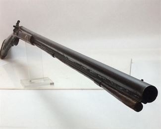 ANTIQUE 1800’S BLACK POWDER RIFLE STAMPED LONDON