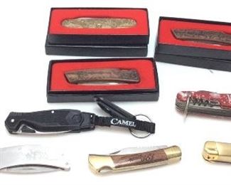 CAMEL AND WINSTON POCKET KNIVES