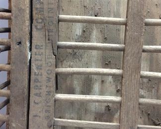 VINTAGE CHICKEN COOP W.J. CARPENTER